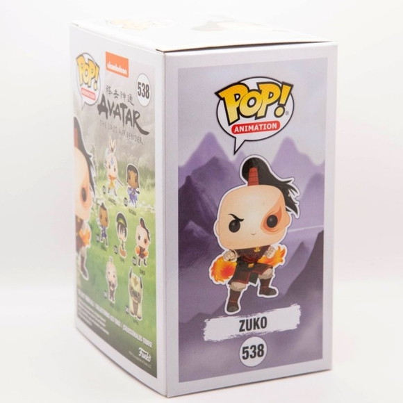 Funko Pop Avatar The Last Airbender Prince Zuko (#538) Chase Version - Picture 4 of 6